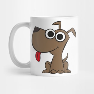 cute brown puppy skoupi Mug